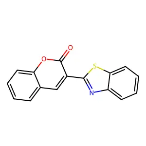 3-(2-Benzothiazolyl)coumarin structure