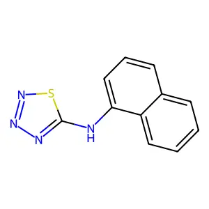 N-萘基-1,2,3,4-噻三唑-5-胺 structure
