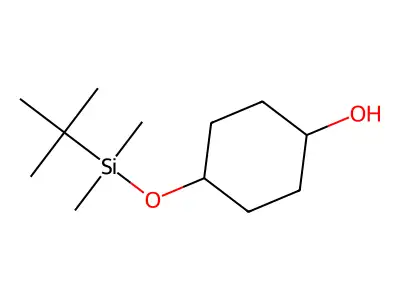 cis-4-((t-Butyldimethylsilyl)oxy)cyclohexan-1-ol structure