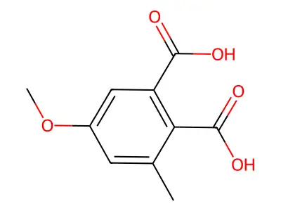 5-Methoxy-3-methylphthalic acid structure