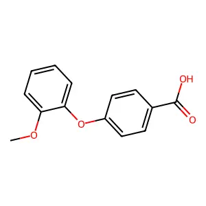 4-(2-Methoxyphenoxy)benzoic acid structure