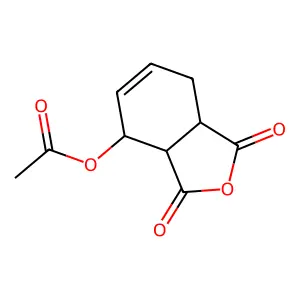 Acetic acid 1,3-dioxo-1,3,3A,4,7,7A-hexahydro-isobenzofuran-4-YL ester structure