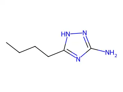 5-butyl-1H-1,2,4-triazol-3-amine structure