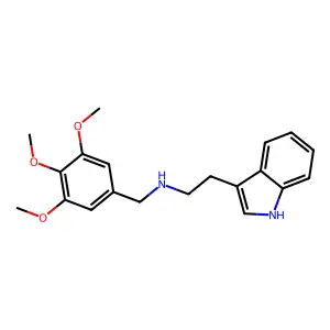 [2-(1H-Indol-3-yl)-ethyl]-(3,4,5-trimethoxy-benzyl)-amine structure