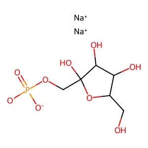 D-fructofuranose 1-phosphate structure