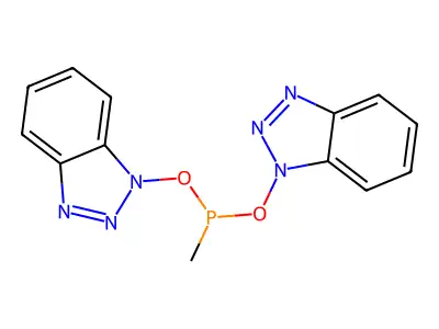 甲基-O,O-双(1-苯并三唑基)磷酸酯 structure