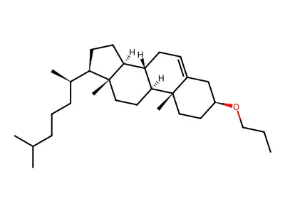 CHOLESTERYL PROPYL ETHER structure