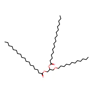 1-Dodecyl-2,3-distearoylglycerol structure