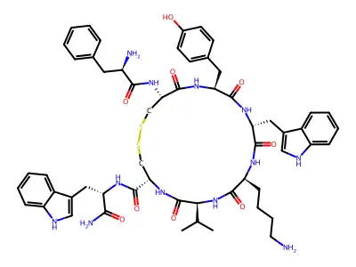伐普肽 structure