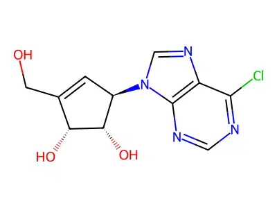6-Chloroneplanocin structure