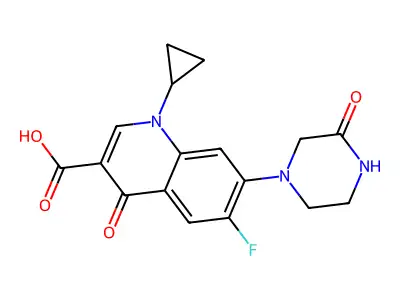 Oxociprofloxacin structure