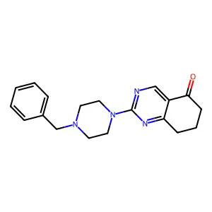 2-(4-benzylpiperazin-1-yl)-7,8-dihydroquinazolin-5(6H)-one structure