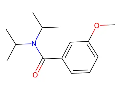 Benzamide, 3-methoxy-N,N-bis(1-methylethyl)- structure