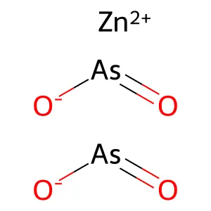 偏亚砷酸锌 structure