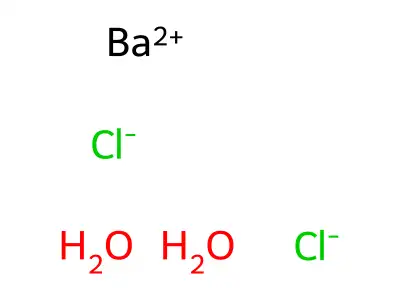 二水合氯化钡(2+) structure