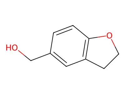 (2,3-Dihydro-1-benzofuran-5-yl)methanol structure