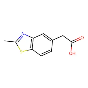 2-(2-Methyl-1,3-benzothiazol-5-yl)acetic acid structure