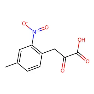 3-(4-Methyl-2-nitrophenyl)-2-oxopropanoic acid structure