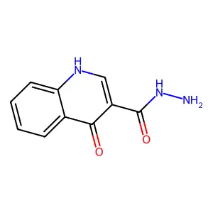 4-Hydroxyquinoline-3-carbohydrazide structure