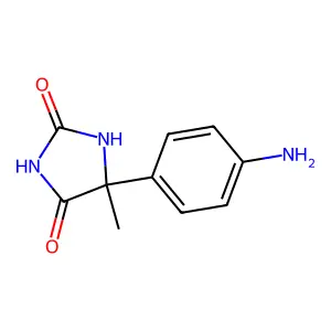 5-(4-Aminophenyl)-5-methylimidazolidine-2,4-dione structure