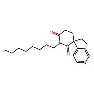 N-辛基吡啶格鲁米特 structure
