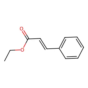 3-苯基丙烯-2-酸乙酯 structure