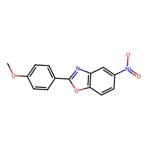2-(4-methoxyphenyl)-5-nitro-1,3-benzoxazole structure