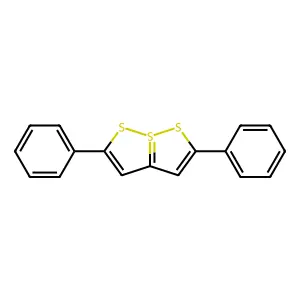 2,5-Diphenyl-6a-thiathiophthene structure