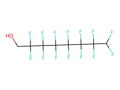 1H,1H,8H-Perfluoro-1-octanol structure