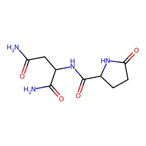 焦谷氨酰天冬酰胺 structure