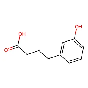 4-(3-Hydroxyphenyl)butanoic acid structure
