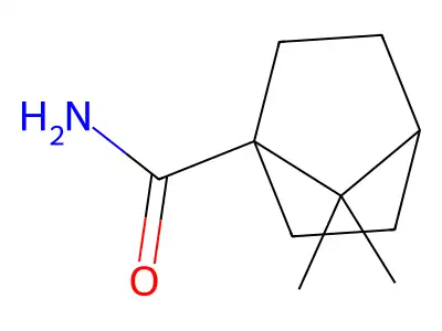 7,7-Dimethyl-1-norbornanecarboxamide structure
