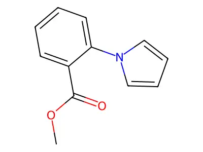 Methyl 2-(1H-pyrrol-1-yl)benzoate structure