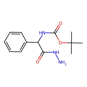 tert-butyl N-((hydrazinecarbonyl)(phenyl)methyl)carbamate structure