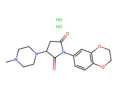 C17H23Cl2N3O4 structure