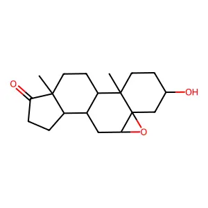 (3beta,5beta,6beta)-5,6-Epoxy-3-hydroxyandrostan-17-one structure
