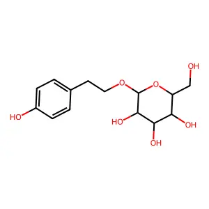 红景天苷 structure
