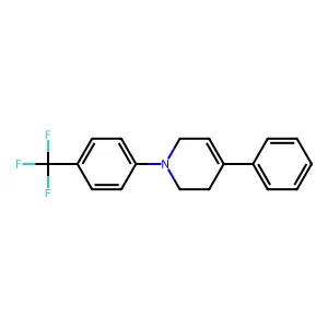 Pyridine, 1,2,5,6-tetrahydro-4-phenyl-1-(alpha,alpha,alpha-trifluoro-p-tolyl)- structure