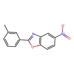 2-(3-Methylphenyl)-5-nitro-1,3-benzoxazole structure