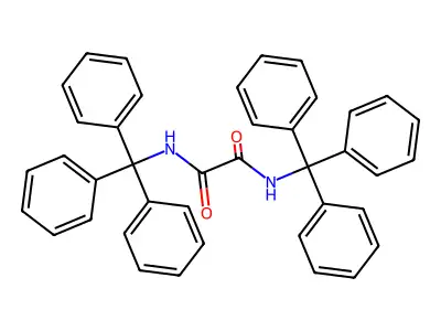 N,N'-Bis-trityl-oxalamide structure
