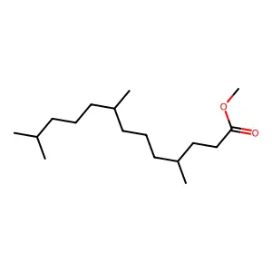 Methyl 4,8,12-trimethyltridecanoate structure