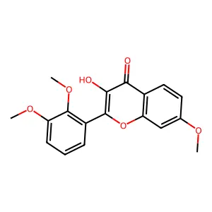 3-Hydroxy-7,2',3'-trimethoxyflavone structure