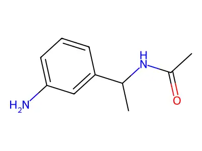 N-[1-(3-Aminophenyl)ethyl]acetamide structure