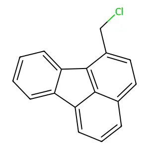 1-Chloromethylfluoranthene structure