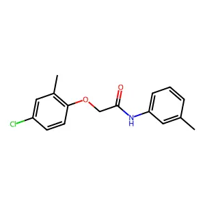 2-(4-chloro-2-methylphenoxy)-N-(3-methylphenyl)acetamide structure