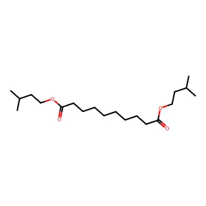 Bis(3-methylbutyl) sebacate structure