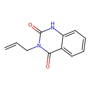 3-allyl-1H-quinazoline-2,4-dione structure