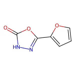 5-(Furan-2-yl)-1,3,4-oxadiazol-2(3H)-one structure