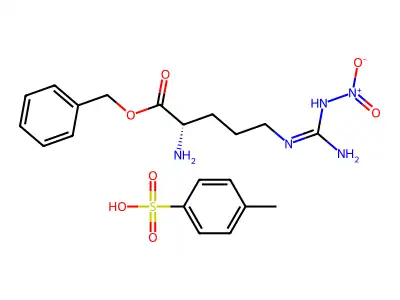 N(w)-nitroarginine benzyl ester structure