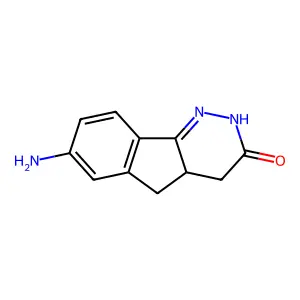 3H-Indeno(1,2-c)pyridazin-3-one, 2,4,4a,5-tetrahydro-7-amino- structure